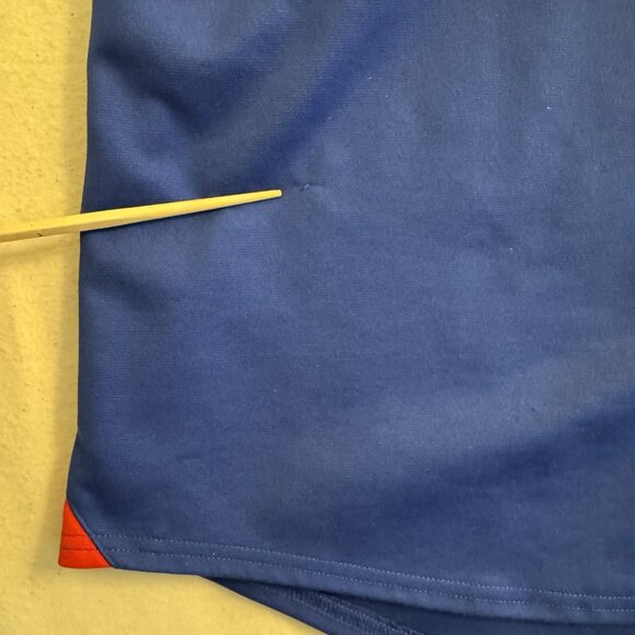 Chicago Cubs MLB Geniune Merchadise True Fan Series Blue Baseball Jersey Sz L - Picture 7 of 10